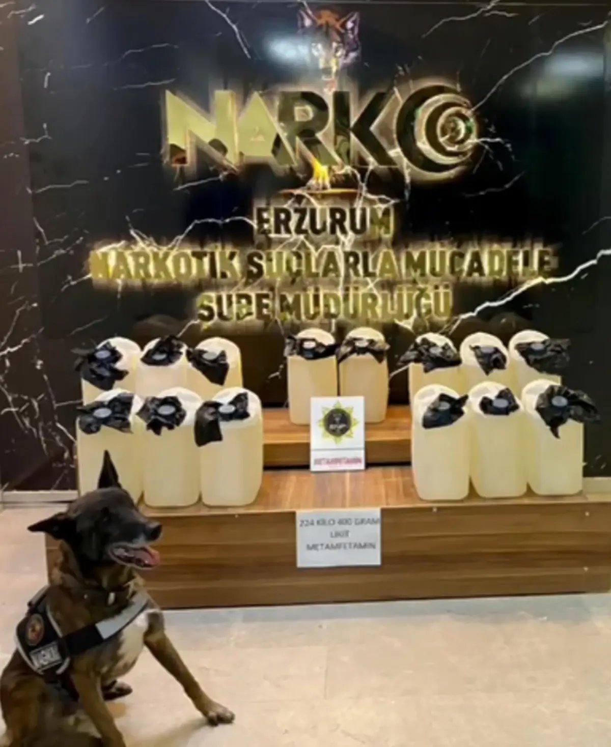 Erzurum'da 336 Milyon Lira Değerinde Uyuşturucu Operasyonu