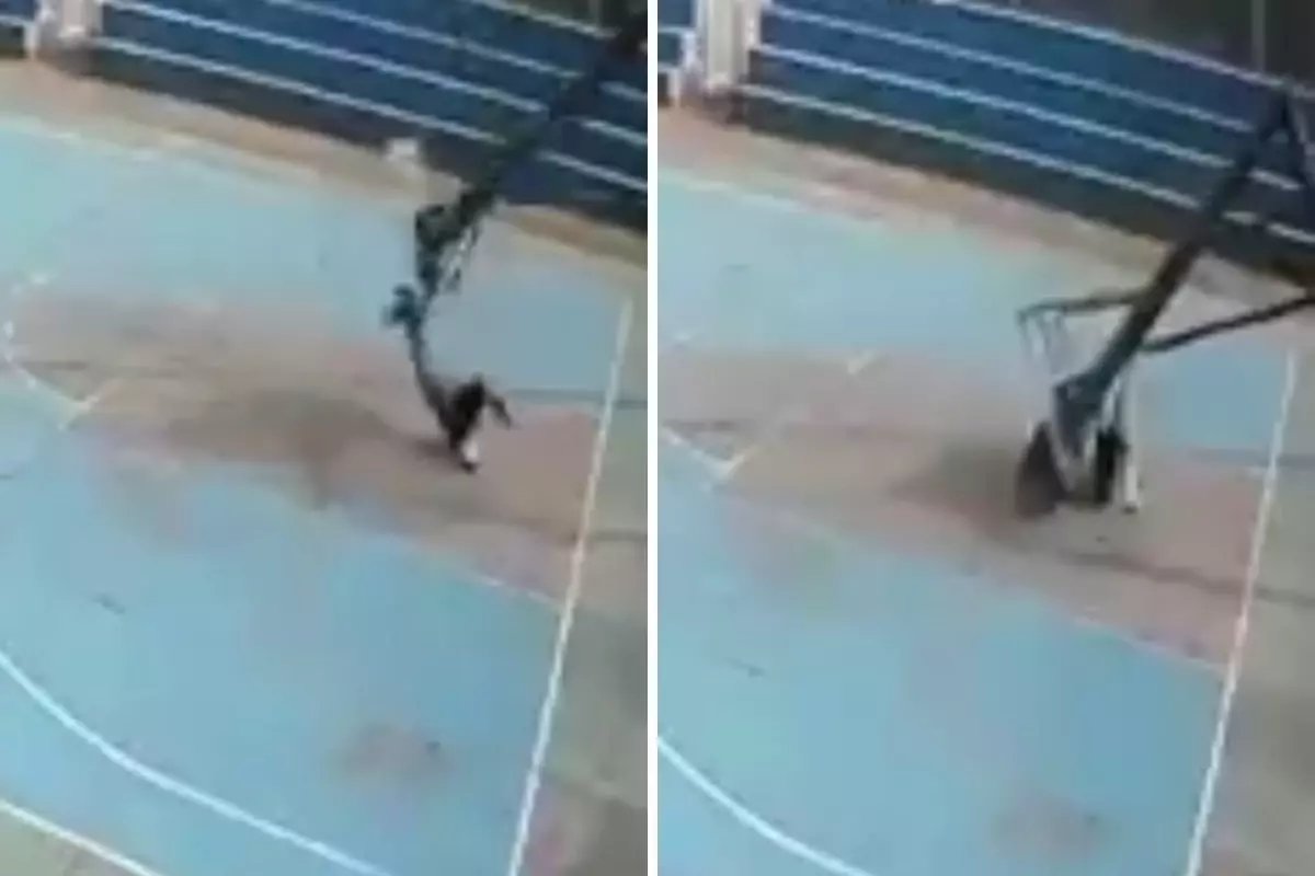 Basketbol oynarken feci şekilde can verdi