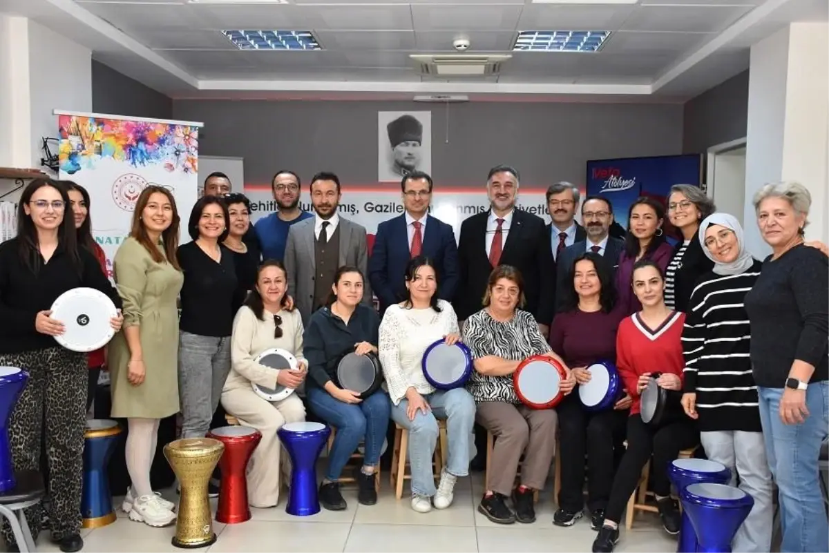 Salihli'de şehit aileleri ve gaziler için Ritm Atölyesi düzenlendi