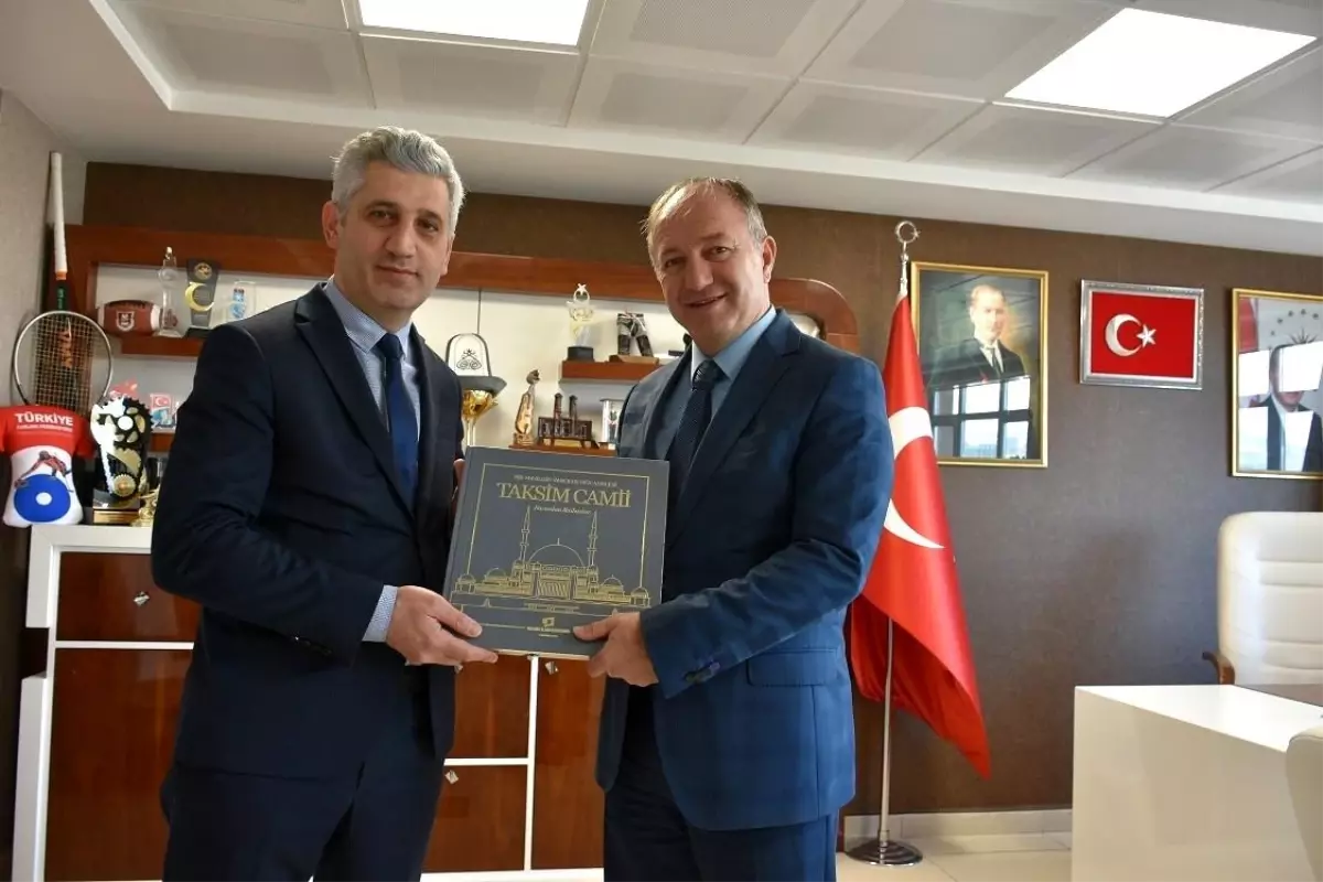 BİK Erzurum Şube Müdürü Tahsin Şahin, Gençlik ve Spor İl Müdürü Levent Çakmur'u Ziyaret Etti