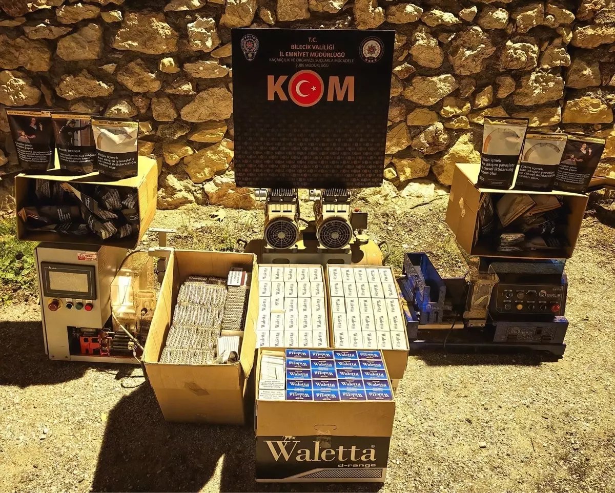 Bilecik'te Kaçakçılık Operasyonu: 39 Bin 400 Makaron Ele Geçirildi