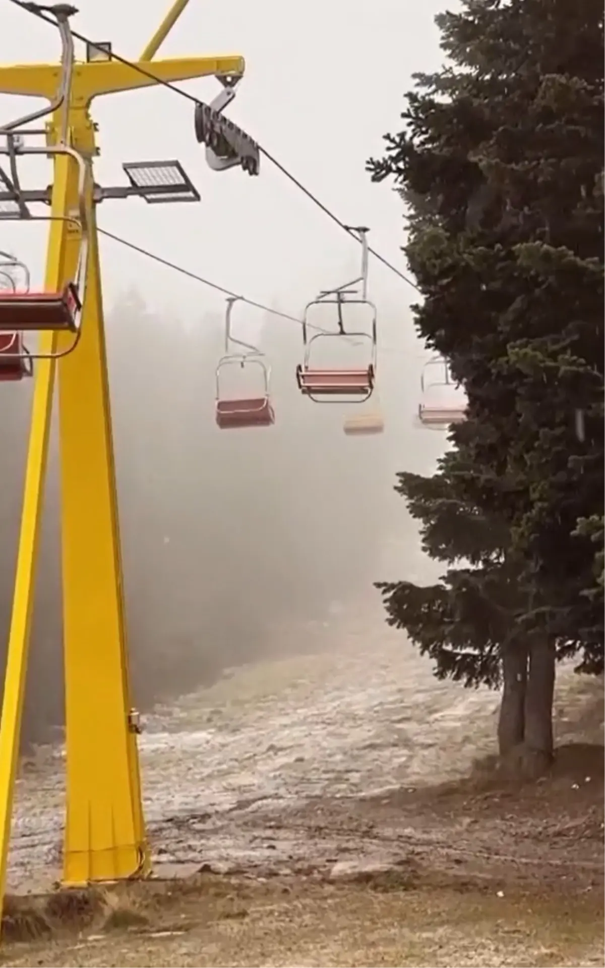 Uludağ'da Kar Yağdı