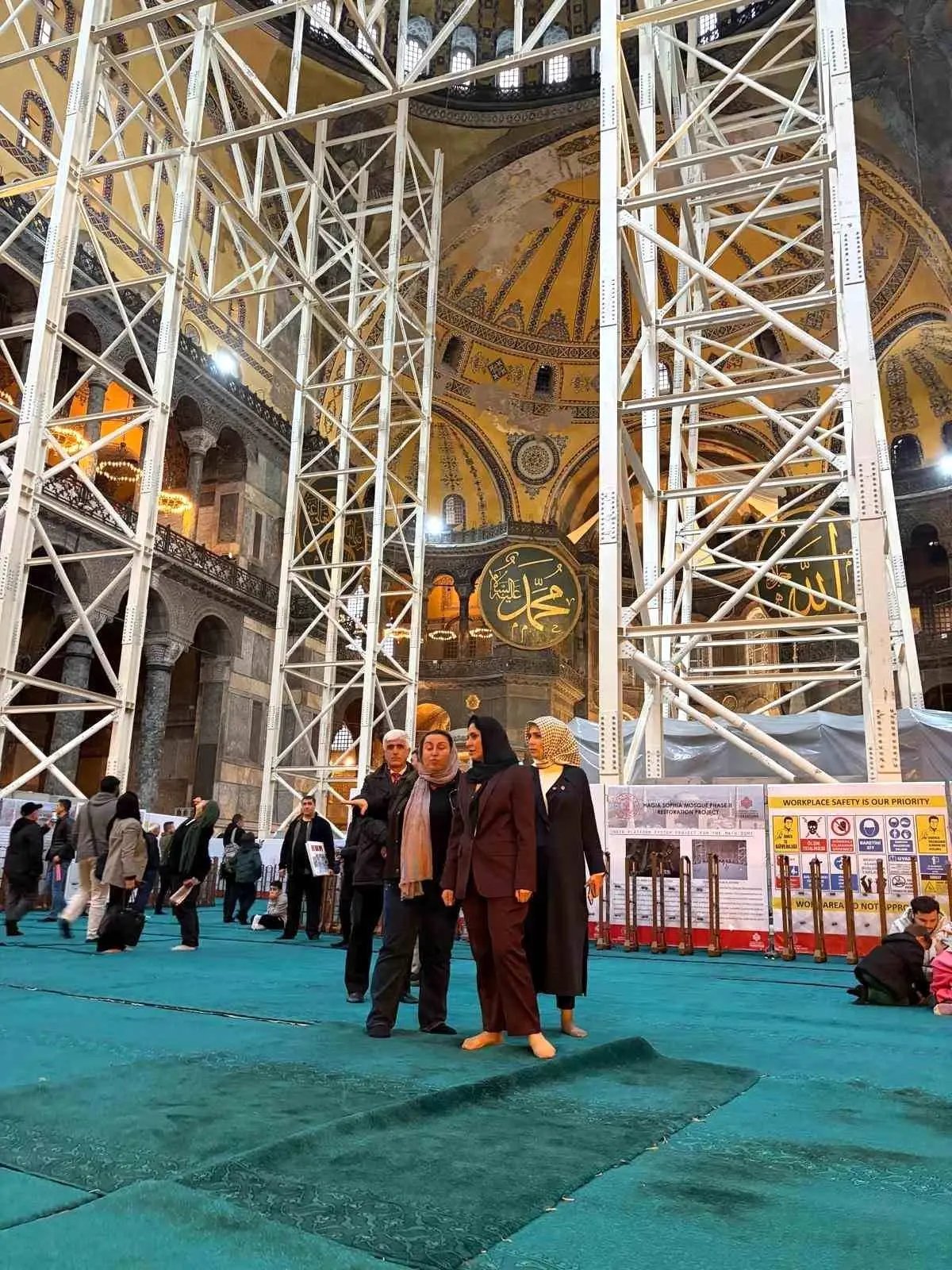 Ayasofya Restorasyonu İncelendi