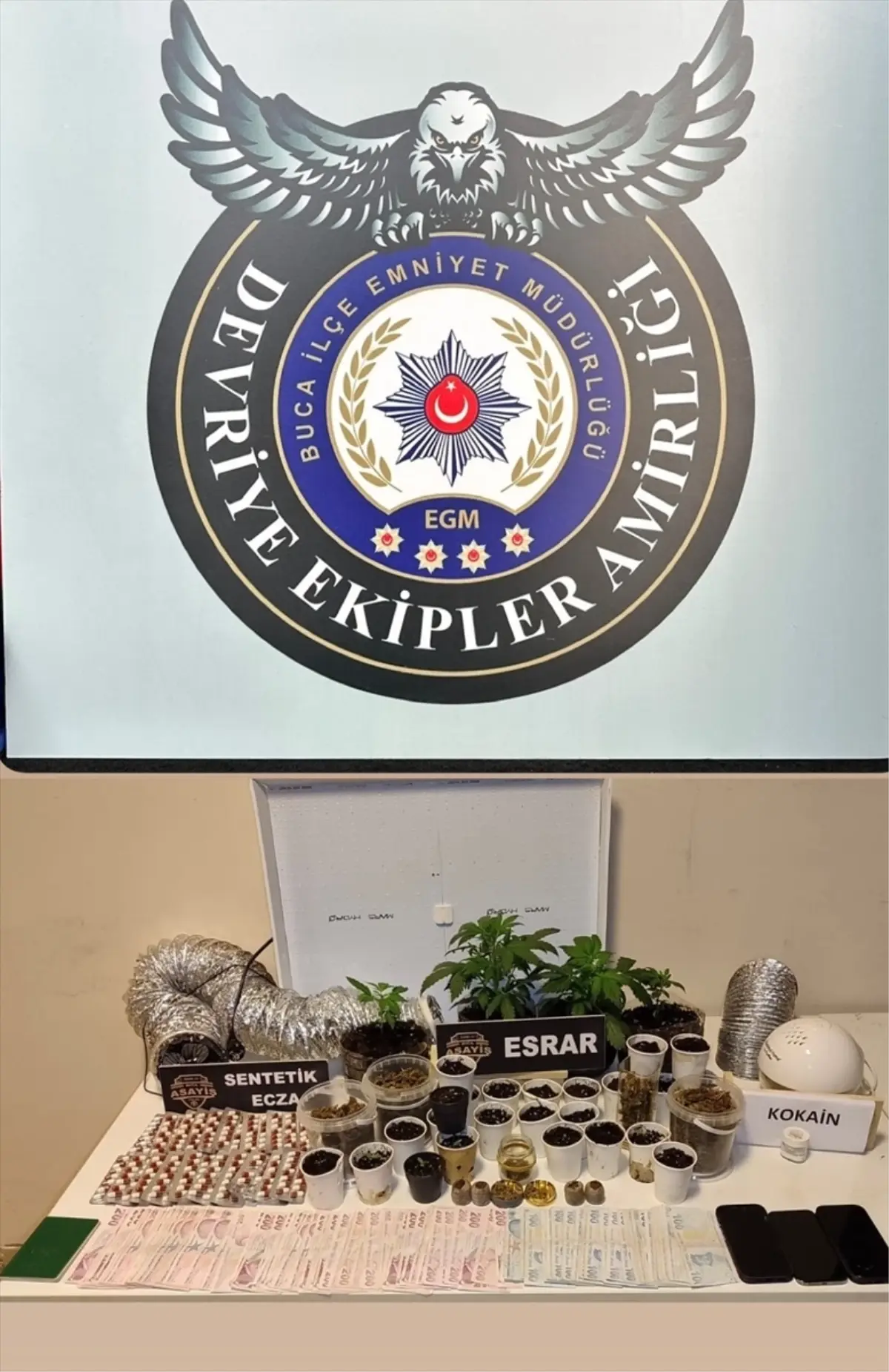 İzmir Buca'da Uyuşturucu Ticareti Yapan İki Şüpheli Gözaltına Alındı