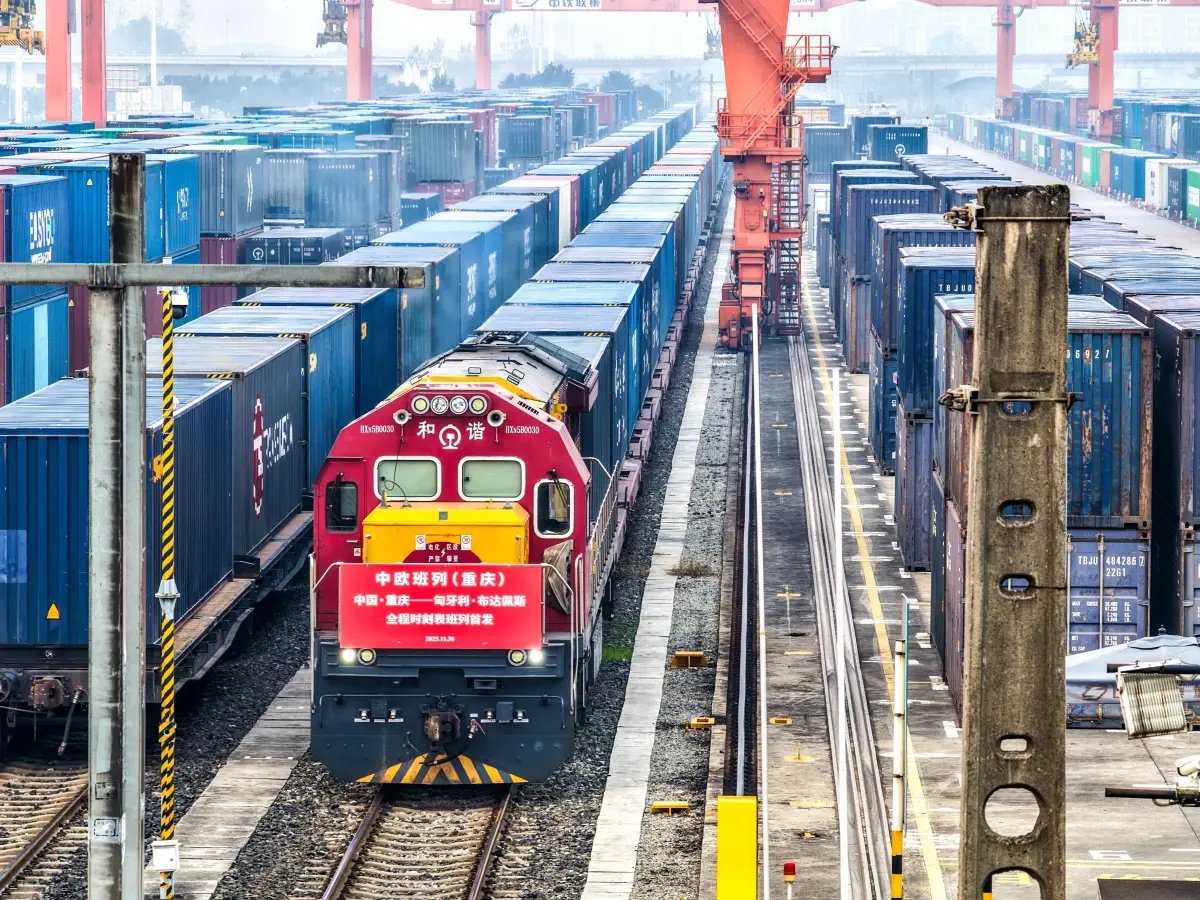 Çin-Avrupa Yük Treni Budapeşte'ye Seferlerine Başladı