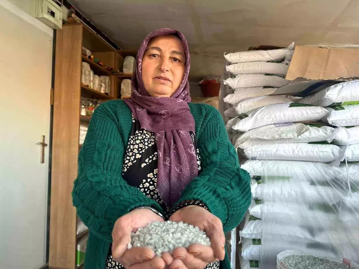 Çankırı'da 56 Yaşındaki Kadın Tuz Satarak Aile Ekonomisine Katkı Sağlıyor