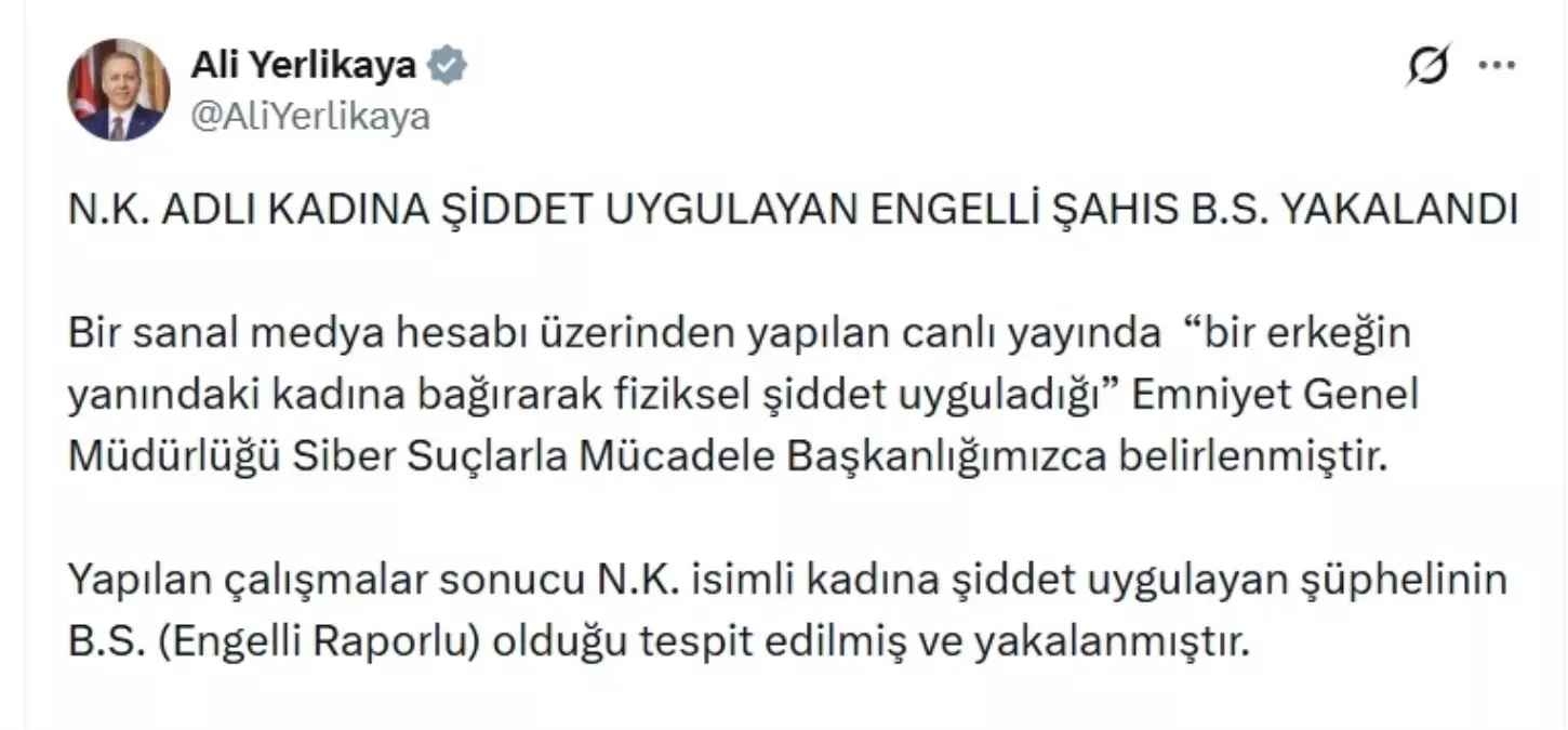 Kadına Şiddet Uygulayan Şüpheli Karaman'da Yakalandı