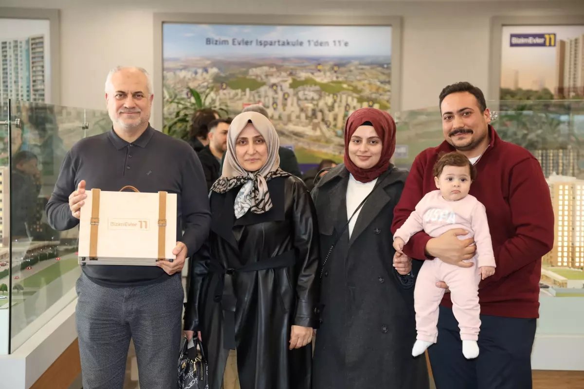 ISPARTAKULE'NİN YENİ YILDIZI BİZİM EVLER 11'DE DAİRE TESLİMLERİ BAŞLADI