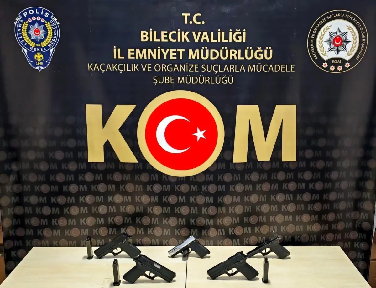 Bilecik'te Silah ve Mühimmat Kaçakçılığı Operasyonu: 1 Şüpheli Tutuklandı