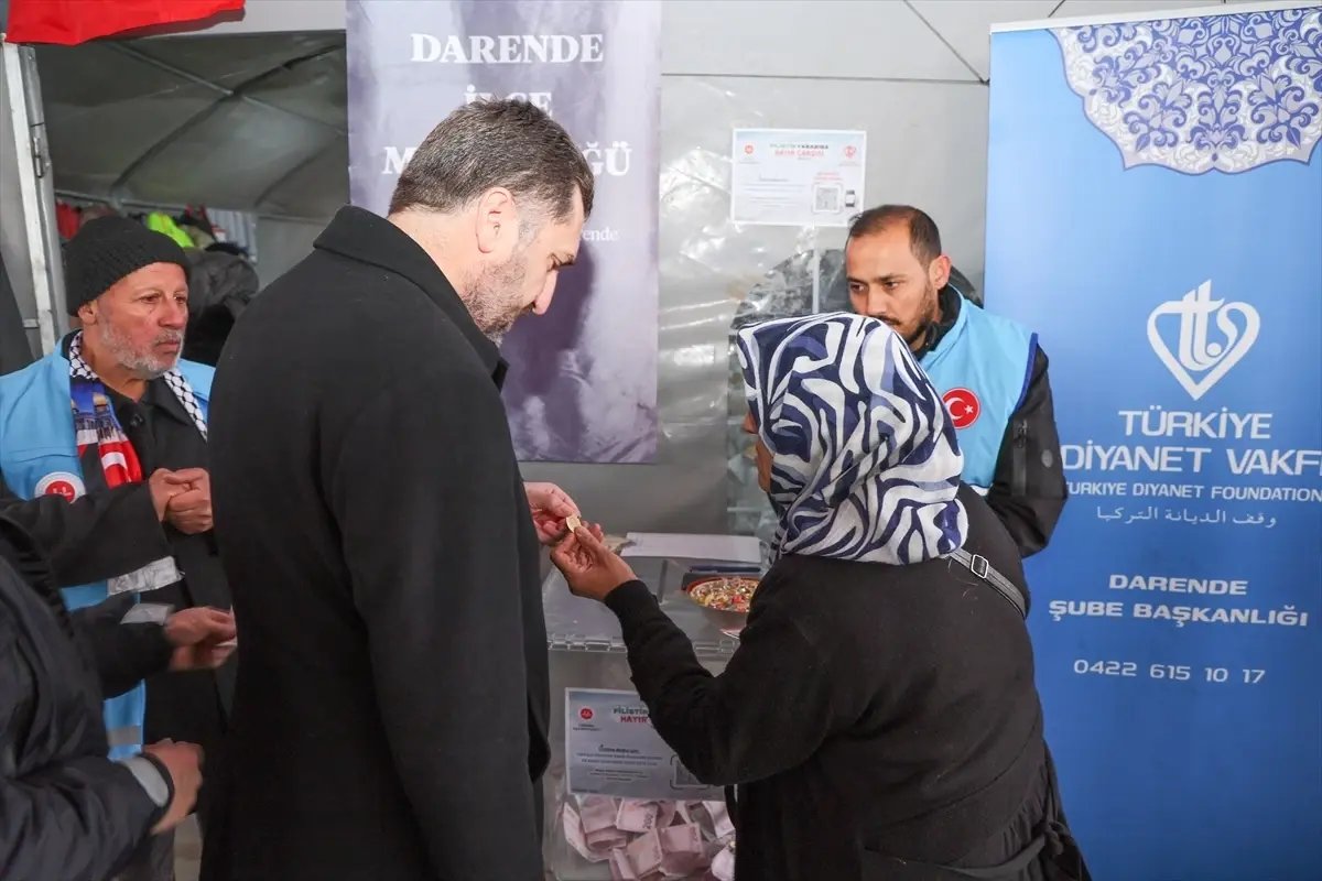 Darende'de Filistin İçin Kermes: 1.6 Milyon Lira Bağış Toplandı