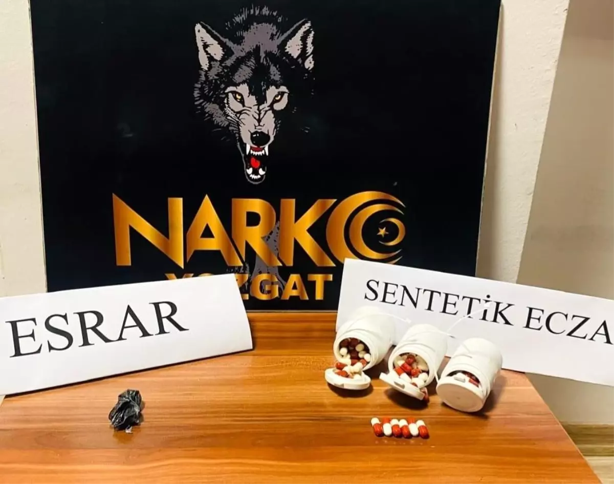 Yozgat'ta Uyuşturucu Operasyonu: 3 Kişi Gözaltında
