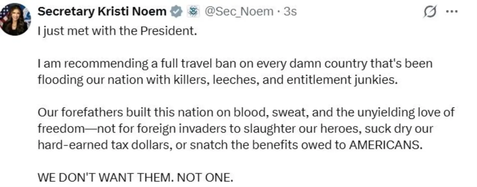 ABD İç Güvenlik Bakanı'ndan Seyahat Yasağı Önerisi