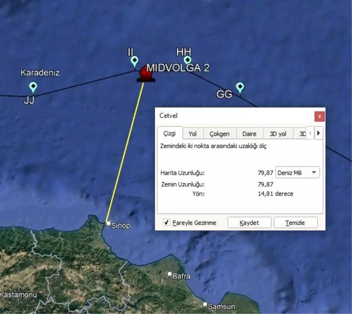 Tankere Saldırı: MIDVOLGA-2 Sinop'a İlerliyor