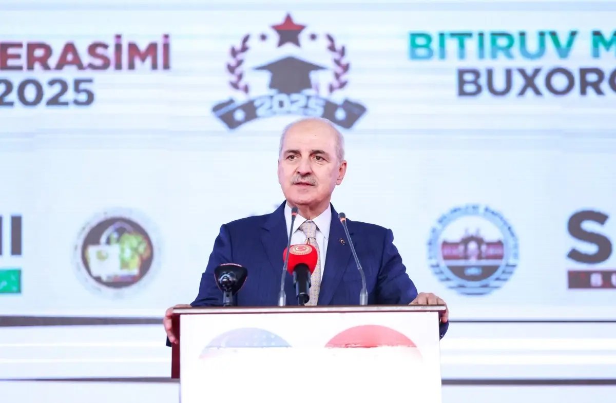 TBMM Başkanı Kurtulmuş, Sağlık Bilimleri Üniversitesi Ebu Ali İbn Sina Buhara Devlet Tıp Enstitüsü Mezuniyet Töreni'ne katıldı