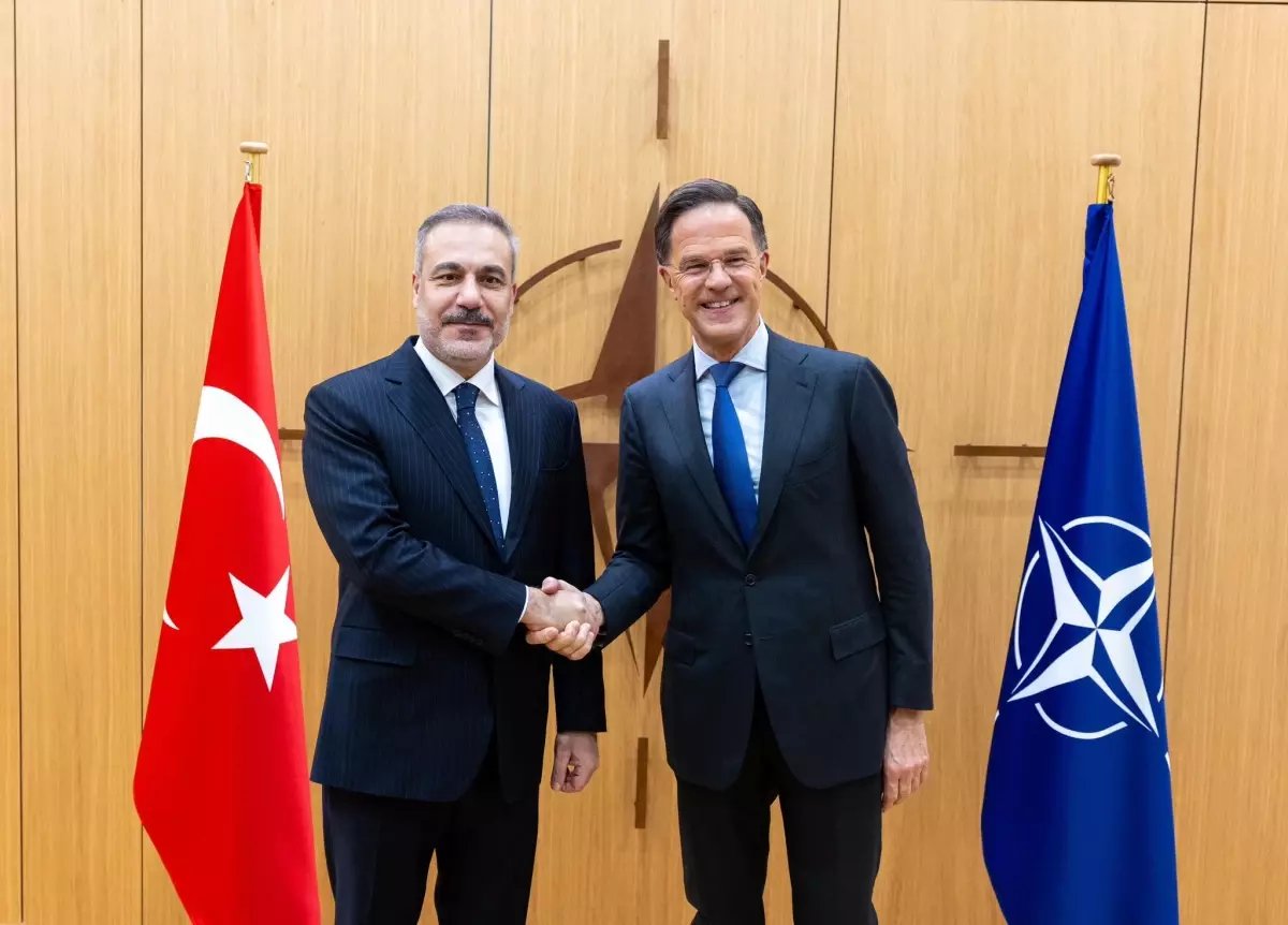 Dışişleri Bakanı Hakan Fidan, NATO Genel Sekreteri Mark Rutte ile Brüksel'de Görüştü