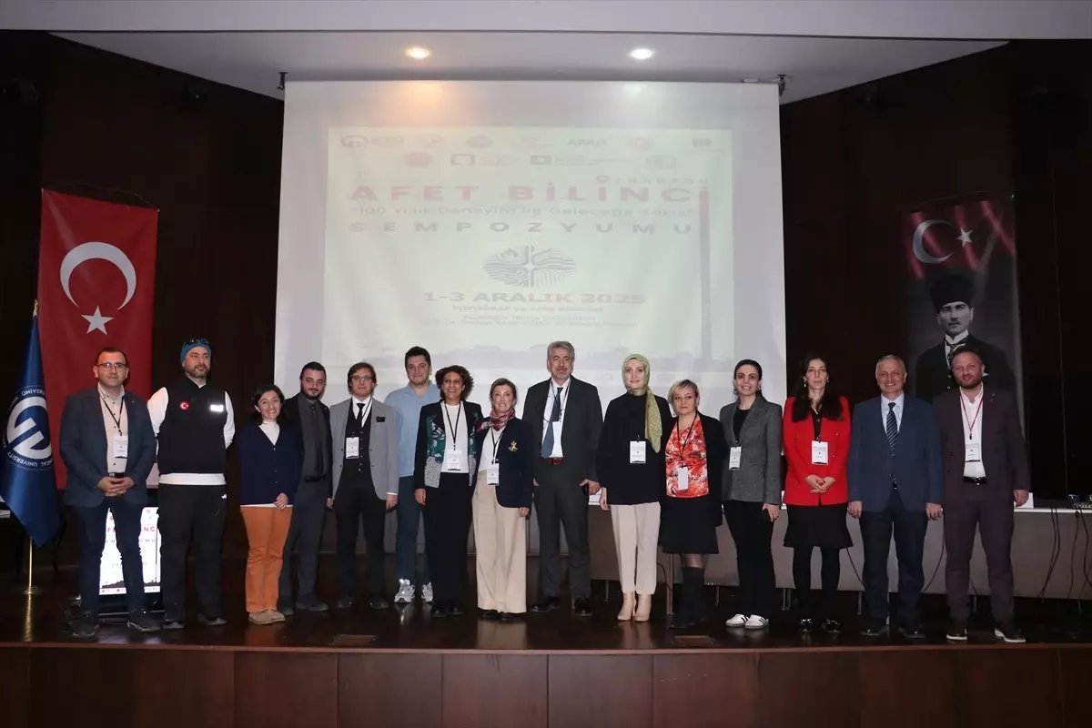 Trabzon'da "Afet Bilinci 100 Yıllık Deneyim ve Geleceğe Bakış" Sempozyumu tamamlandı