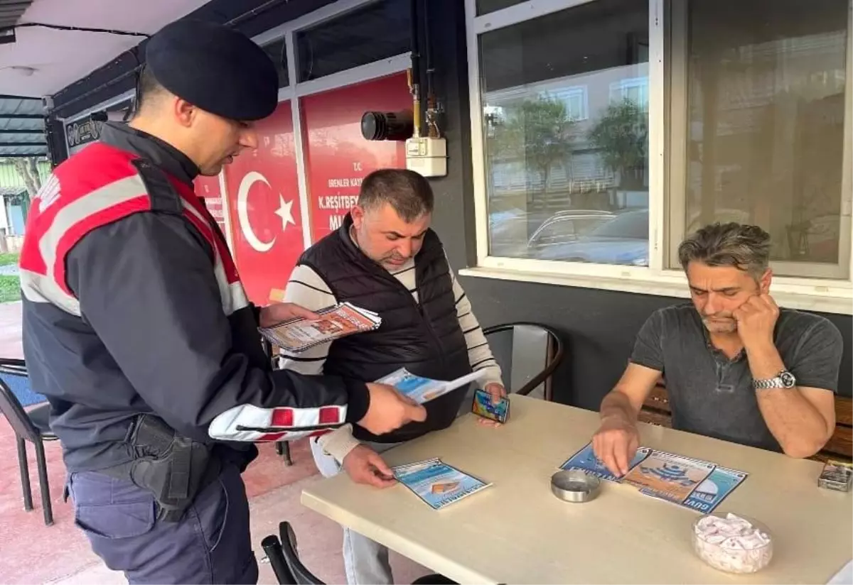 Jandarma dolandırıcılığa karşı sahada: Vatandaş tek tek bilgilendirildi