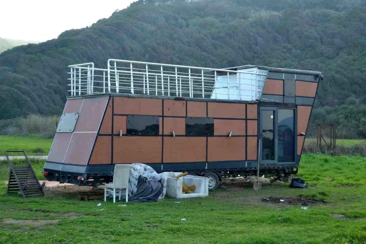 Bursa'da çalınan tiny house bulundu, şüpheli tutuklandı