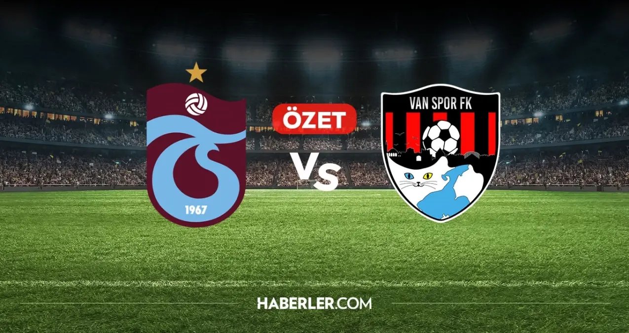 Trabzonspor Vanspor maç özeti ve golleri! (ÖZET) TS Vanspor kaç kaç bitti, golleri kim attı?