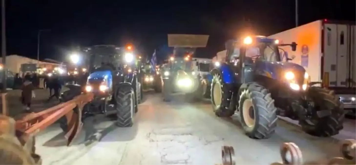 Yunanistan'daki çiftçi eylemi Türkiye sınırını kilitledi: Tırlara 24 saat yasak, küçük araçlara sınırlı geçiş