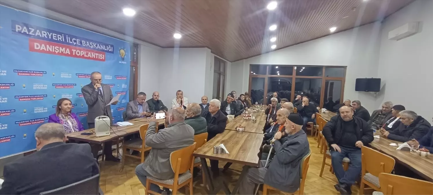 AK Parti Pazaryeri İlçe Danışma Meclisi Toplantısı gerçekleştirildi