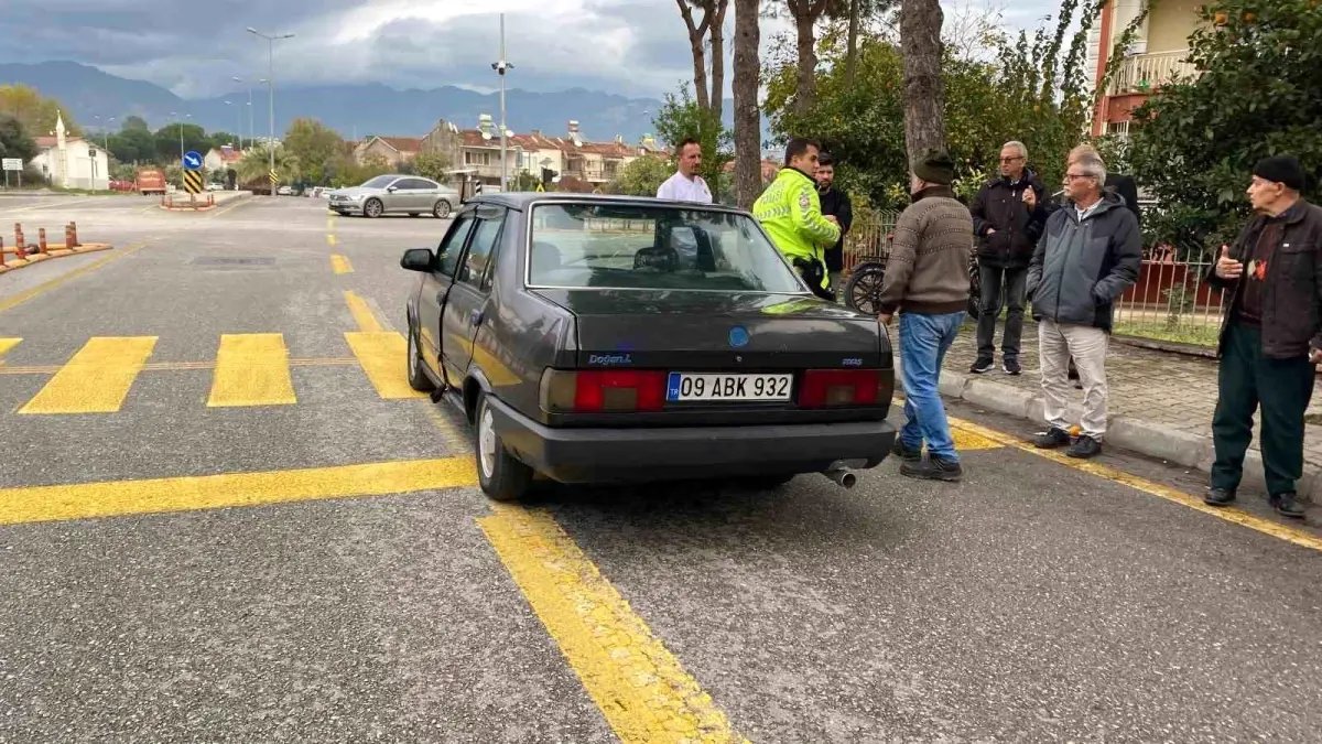 Yaya geçidinden geçmeye çalıştı, otomobil çarptı: 1 yaralı