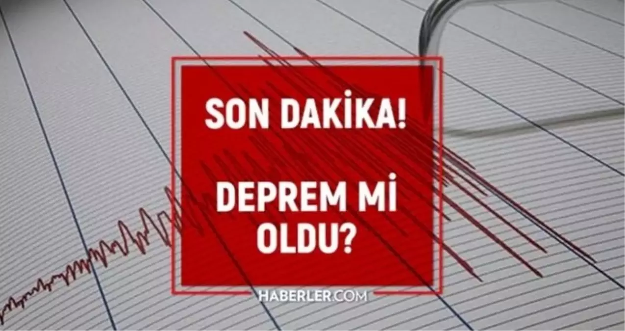 Bursa'da deprem mi oldu? SON DAKİKA! 4 Aralık Bursa'da az önce nerede deprem oldu?