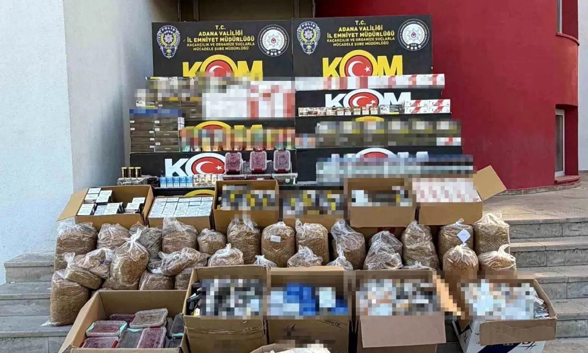 Adana'da kaçakçılık operasyonu: 29 şahsa işlem yapıldı
