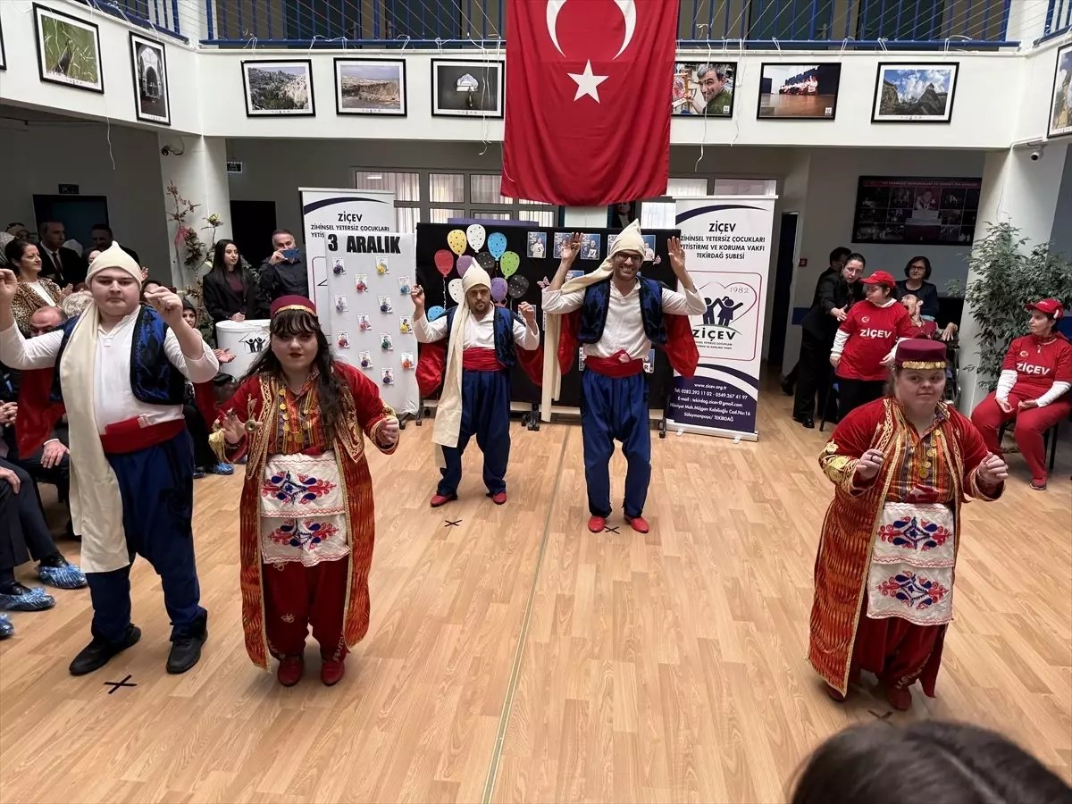 Tekirdağ'da özel öğrenciler dans gösterisi sundu