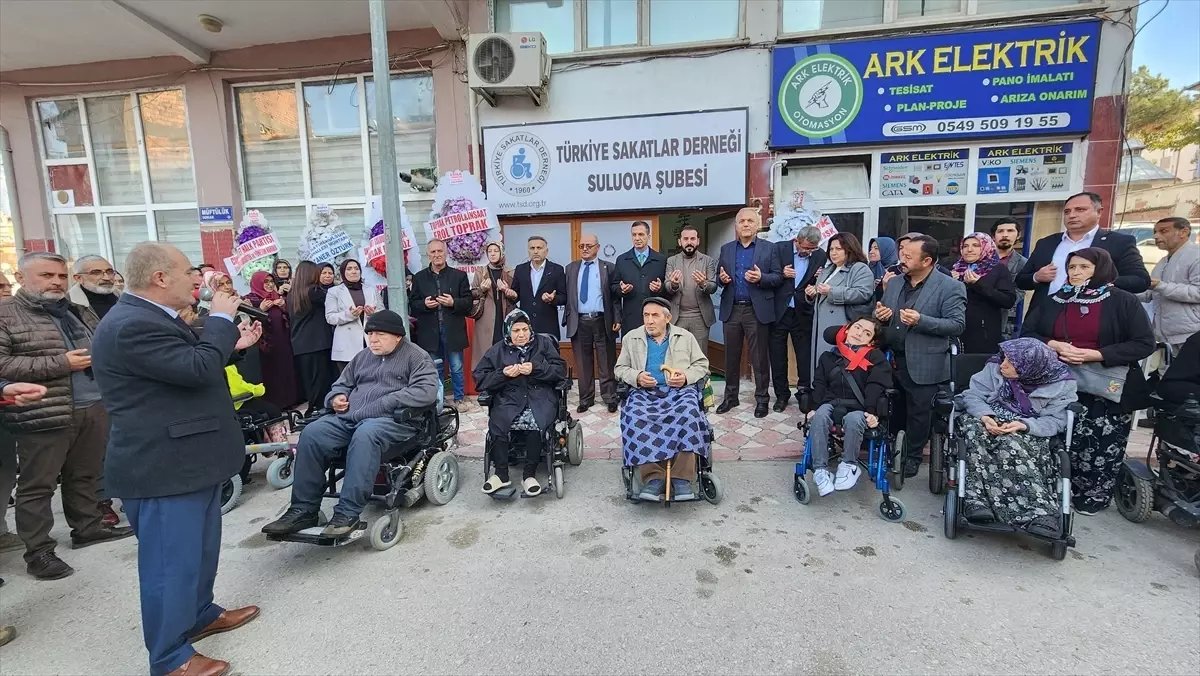 Suluova'da Türkiye Sakatlar Derneği'nin yeni ofisi hizmete açıldı