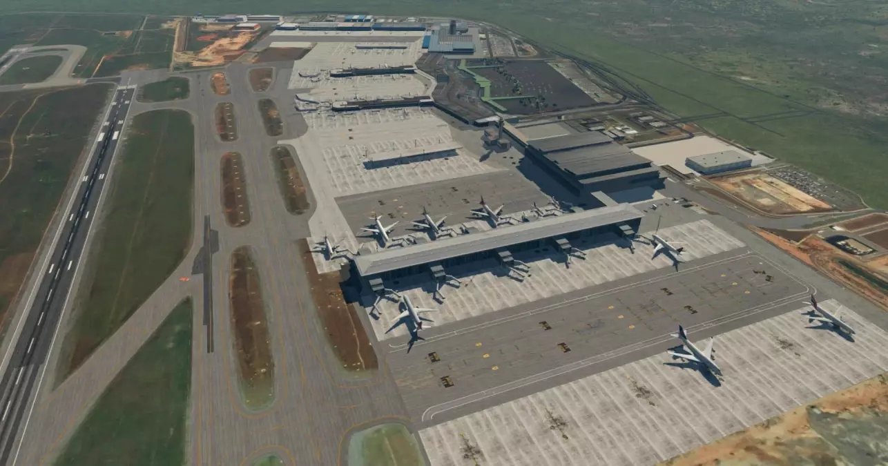 Brezilya'da pistteki bagaj yükleme aracında yangın çıktı