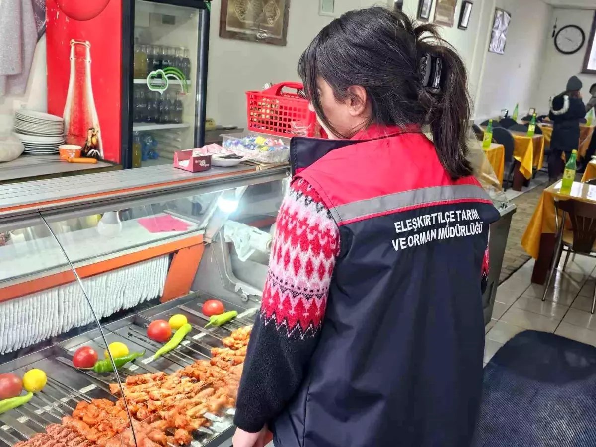 Ağrı'da gıda güvenliği çalışmaları kapsamında 750 işletme kontrolden geçti