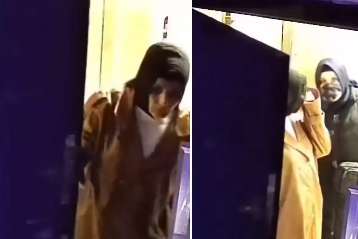 Pes dedirten görüntü: Kamera bile yaptıkları rezilliğe engel olamadı