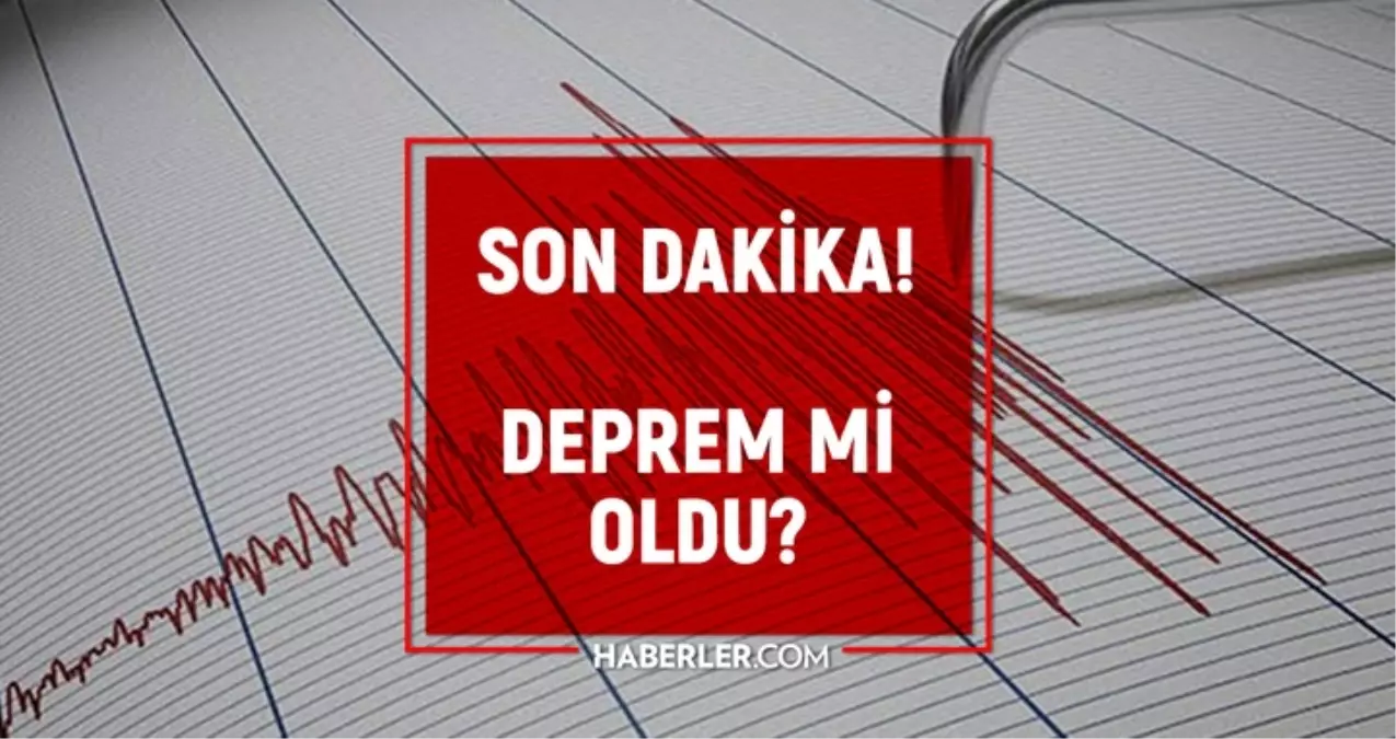 SON DEPREMLER! 5 Aralık deprem mi oldu, deprem ne zaman, kaç büyüklüğünde oldu?