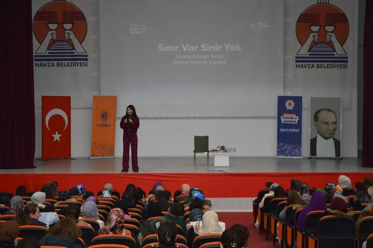 Havza'da "Sınır Var Sinir Yok" söyleşisi düzenlendi