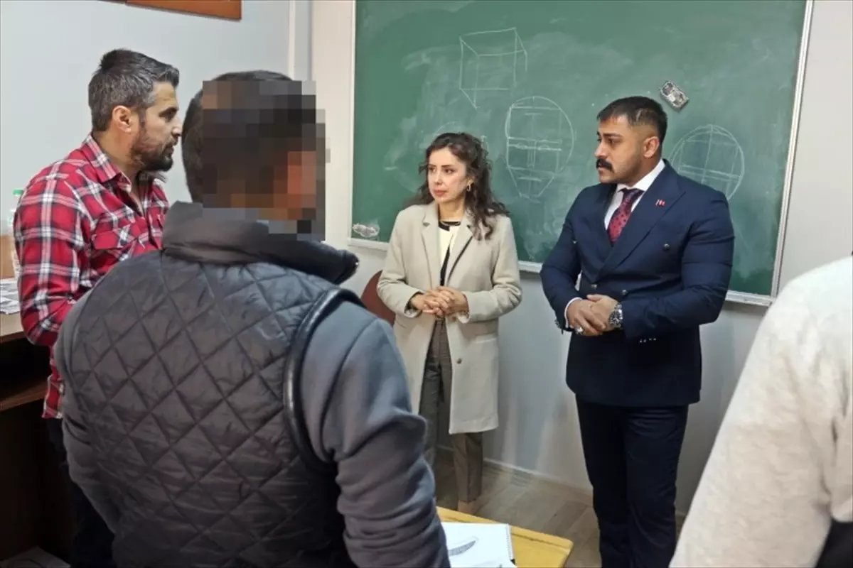 Patnos Açık Ceza İnfaz Kurumunda hükümlülere yönelik kurslar açıldı