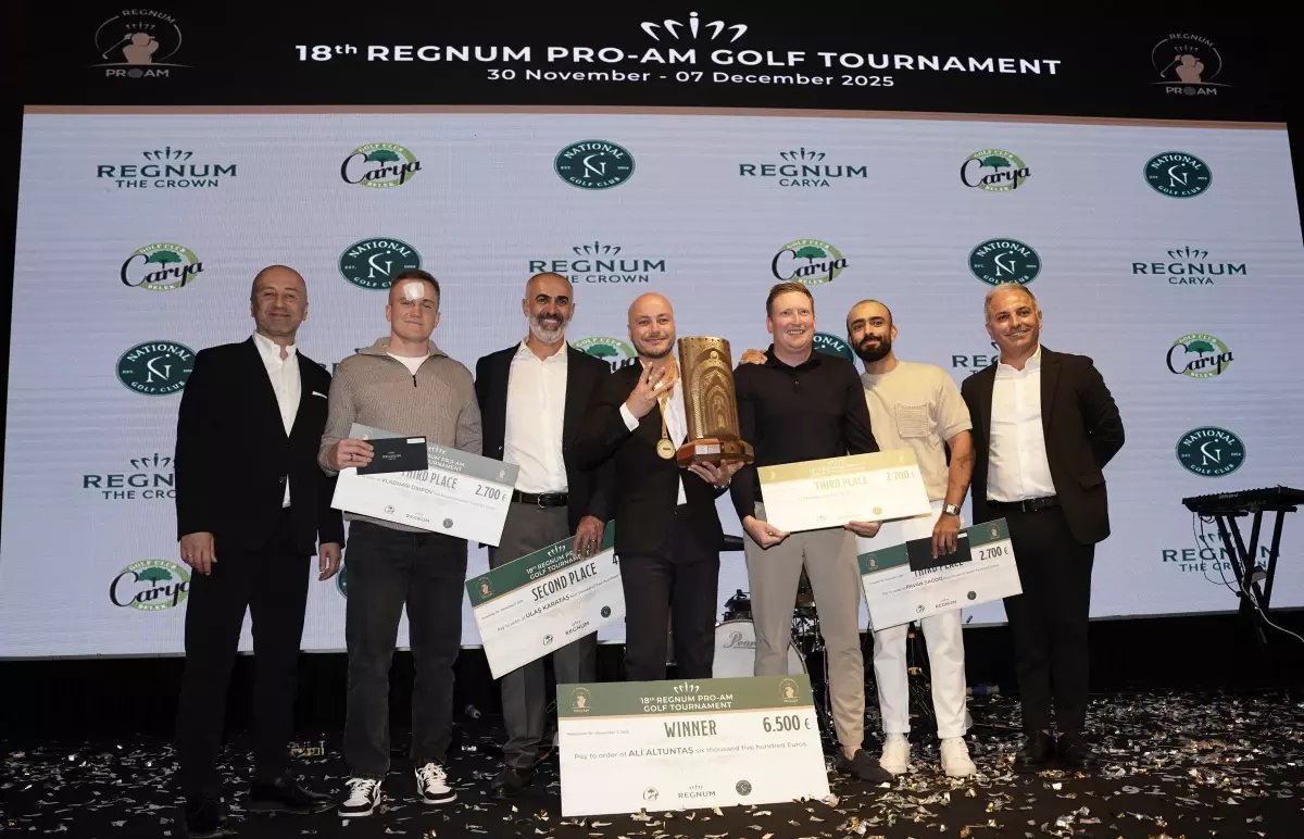 Regnum Carya Pro-Am Golf Turnuvası'nın şampiyonu Ali Altuntaş