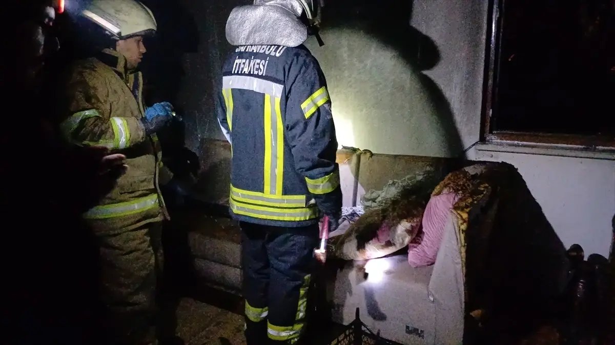 Karabük'te evin müştemilatında çıkan yangın söndürüldü