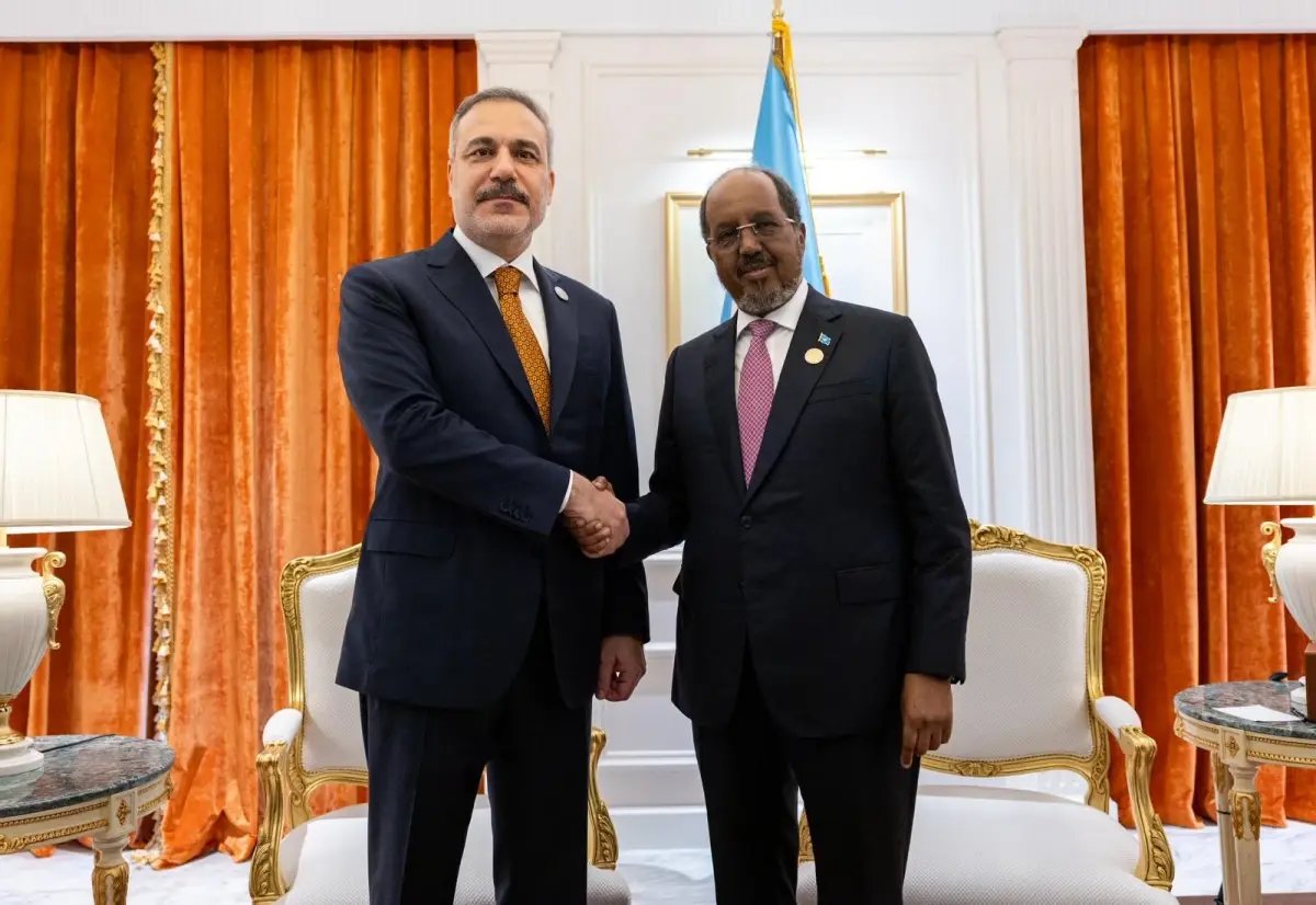 Bakan Fidan, Somali Cumhurbaşkanı Mahmud tarafından kabul edildi