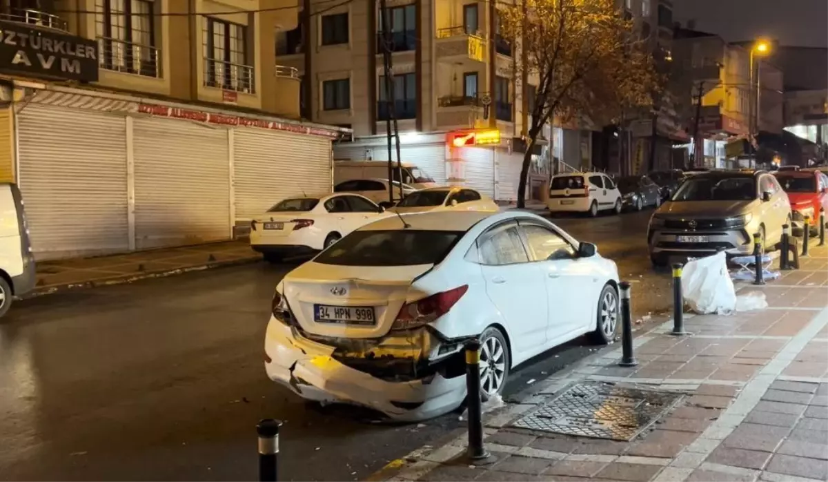 Esenyurt'ta hafif ticari aracın çarptığı adam yaralandı: O anlar kamerada