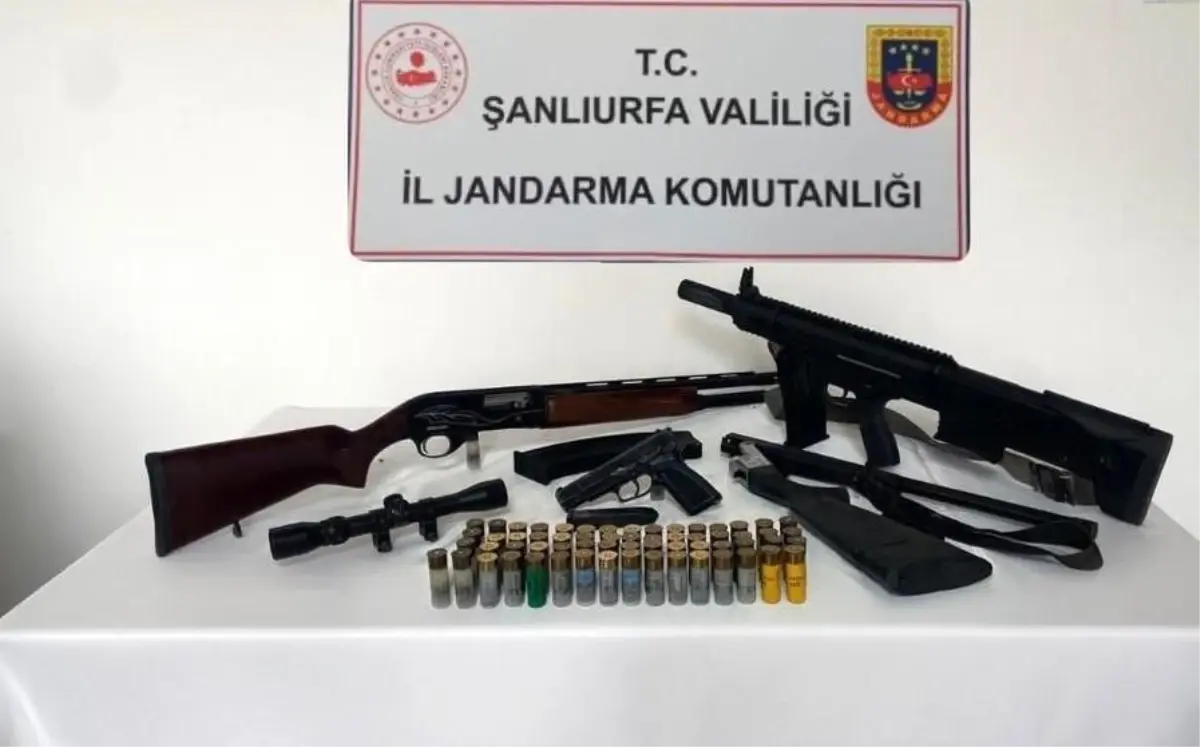 Şanlıurfa'da silah kaçakçılığı operasyonu: 4 gözaltı