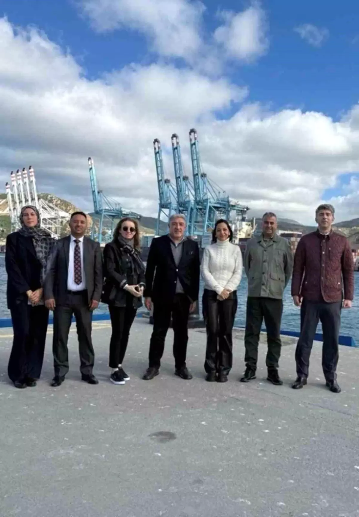 OMSAN Yönetim Kurulu Başkanı Ergun Arıburnu, Tanger Med Limanı'nı inceledi