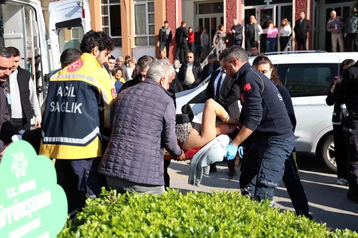 Saldırı anı an be an güvenlik kamerasına yansıdı