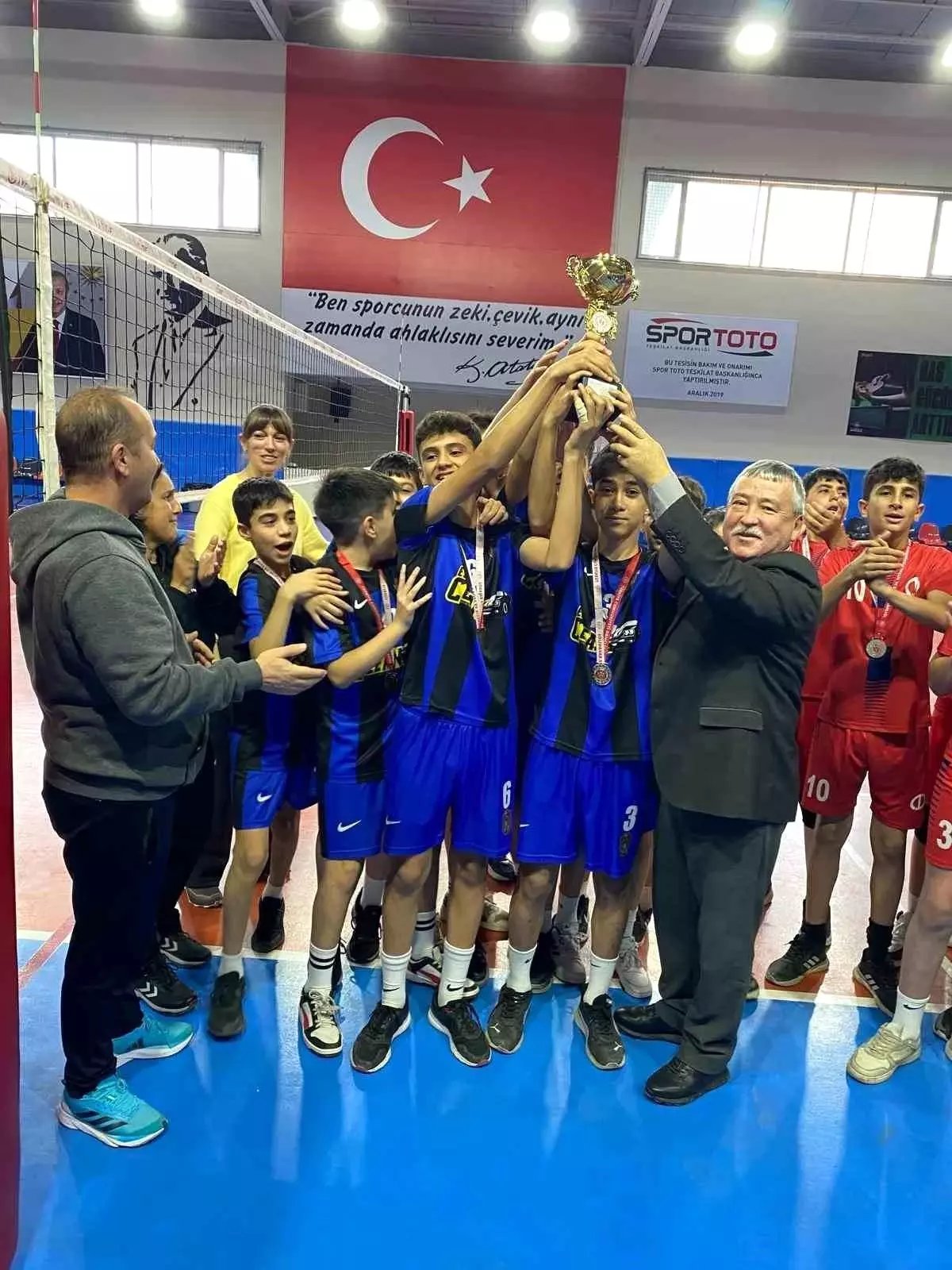 'Okul Sporları Voleybol Yıldız Erkekler' müsabakaları sonuçlandı