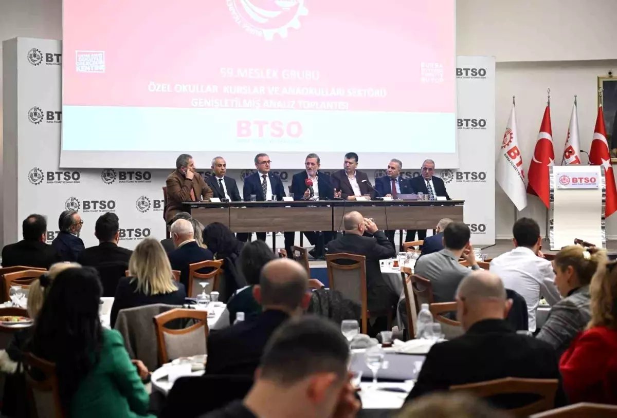 BTSO'da eğitim sektörünün geleceği konuşuldu