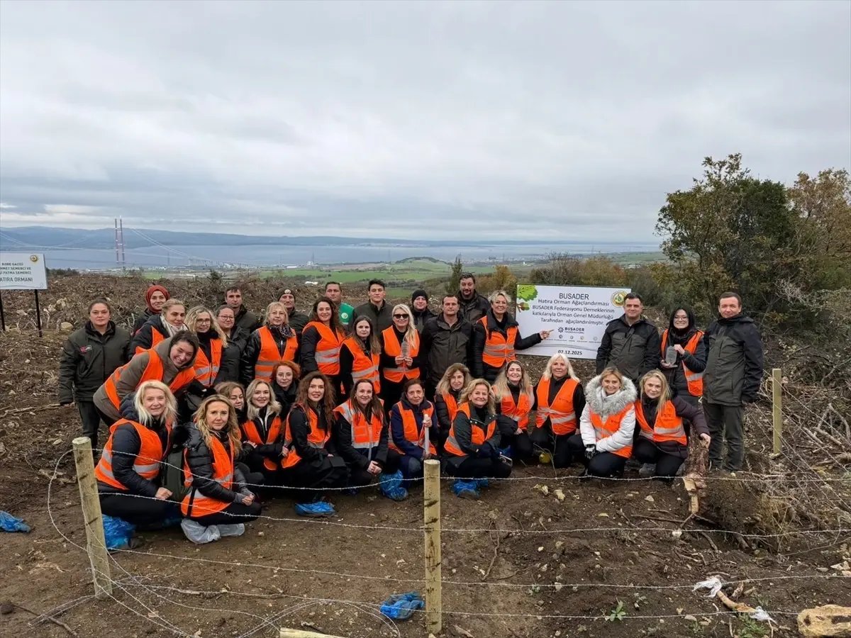 BUSADER, Çanakkale'de fidan dikimi gerçekleştirdi