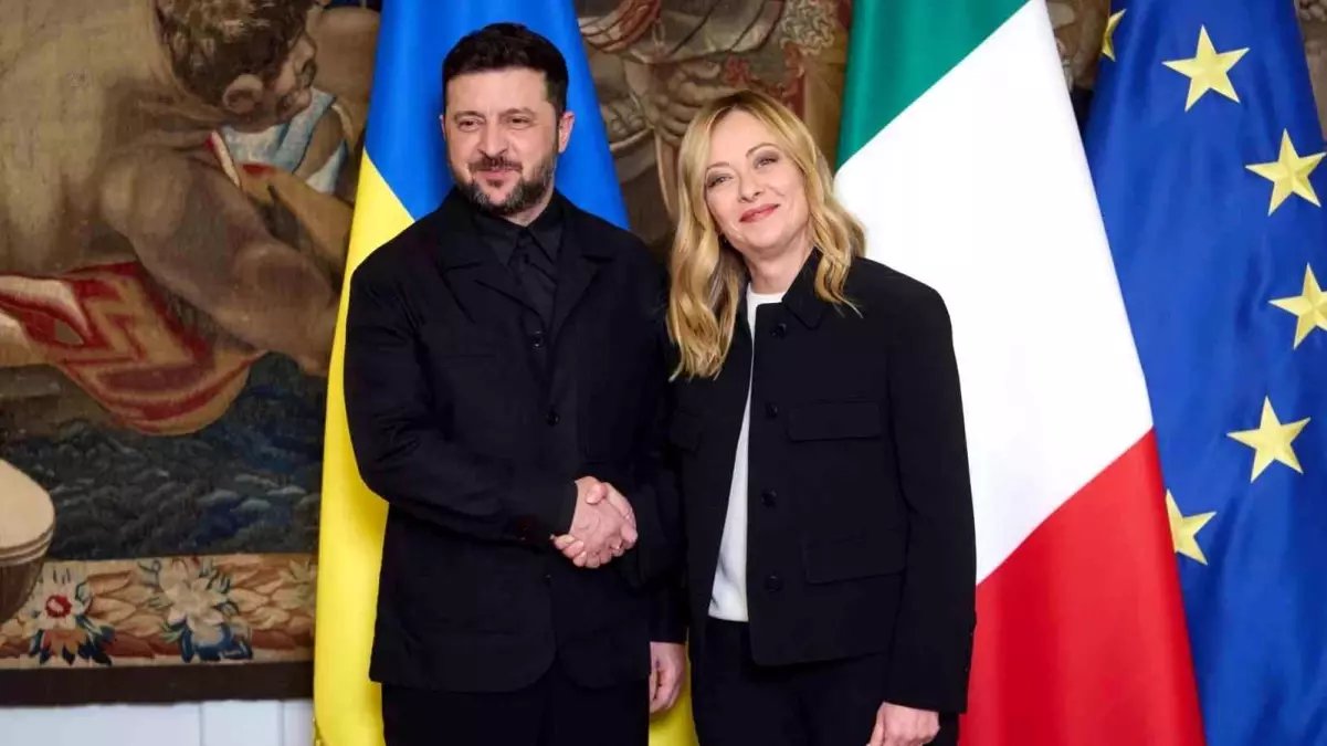 Zelenskiy, İtalya Başbakanı Meloni ile bir araya geldi