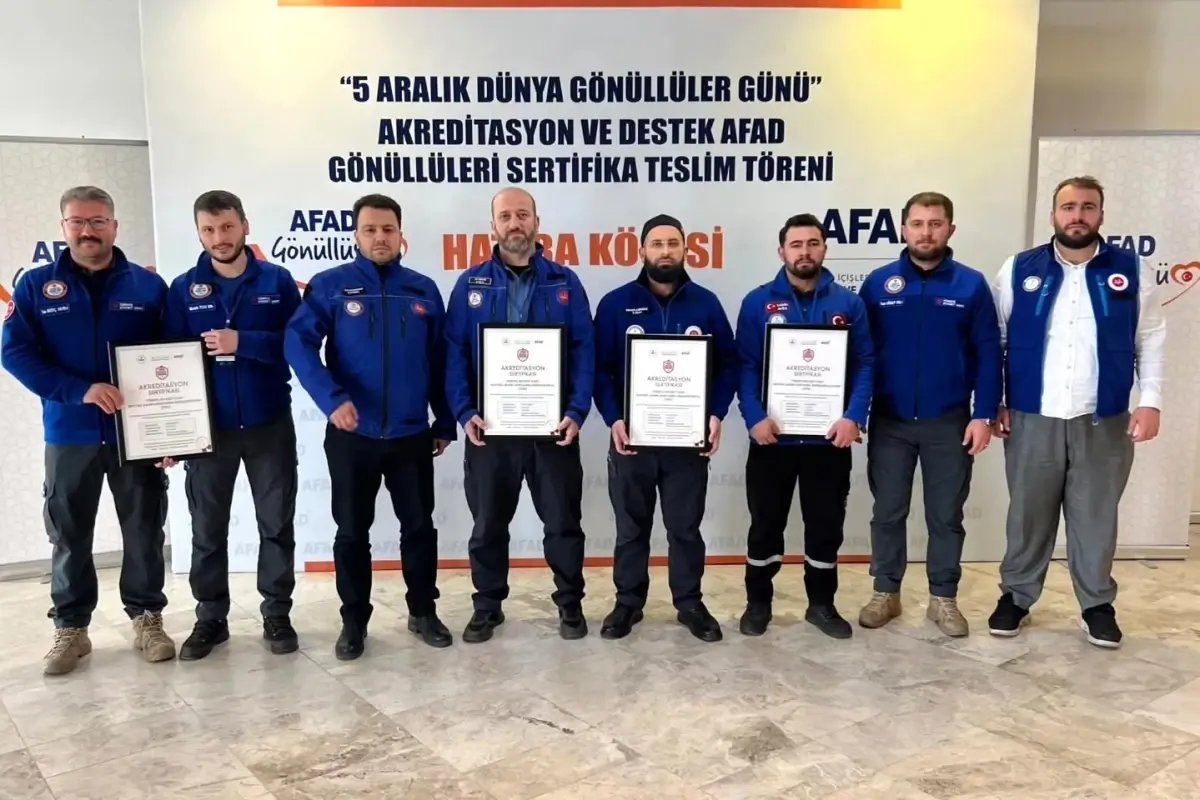 Nazilli Müftülüğü Arama Kurtarma Ekibi sertifikasını aldı