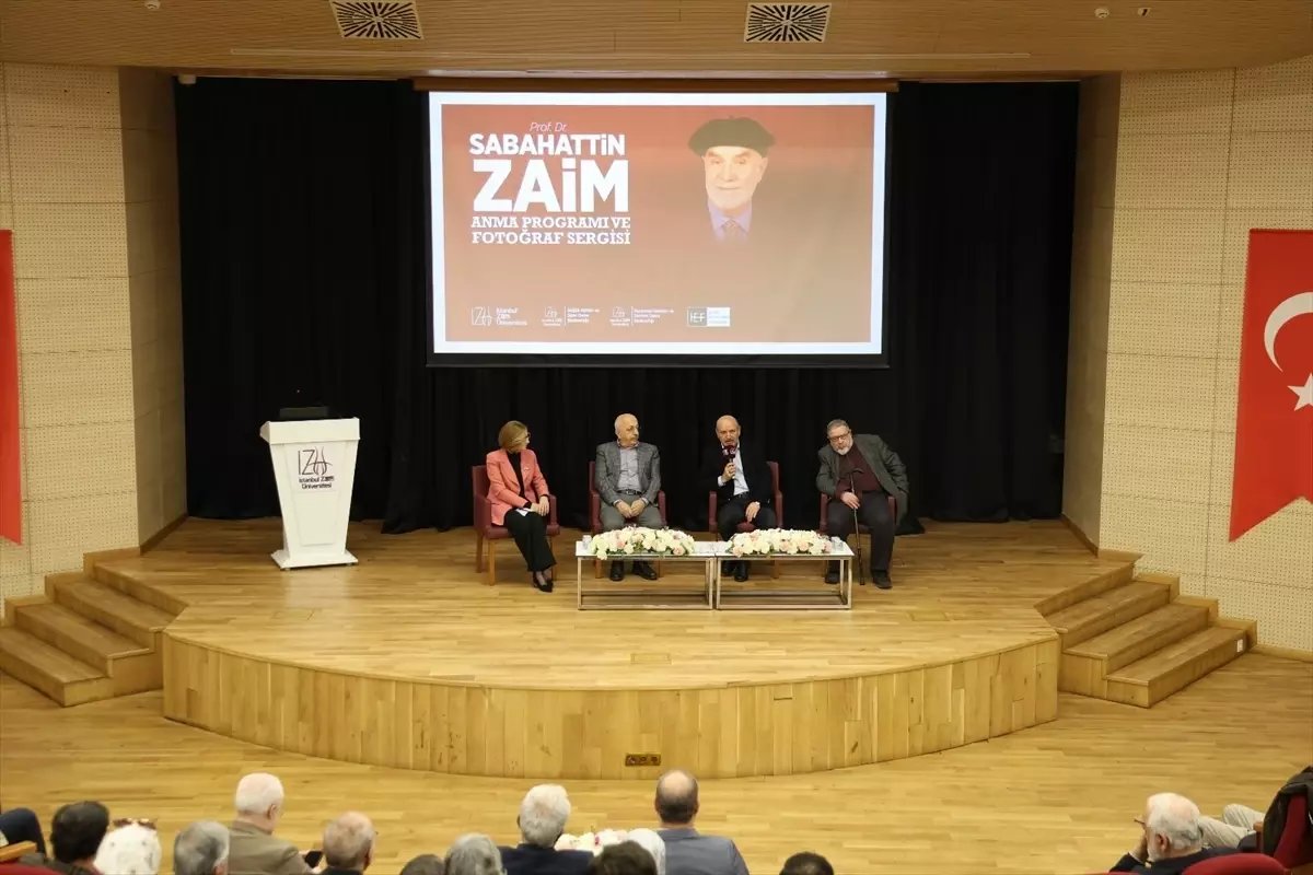 Prof. Dr. Sabahattin Zaim, vefatının 18. yılında anıldı