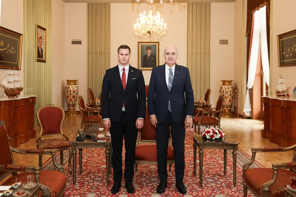 TBMM Başkanı Numan Kurtulmuş, Bosna Hersek Tuzla Kantonu Başbakanı İrfan Halilagic ile görüştü